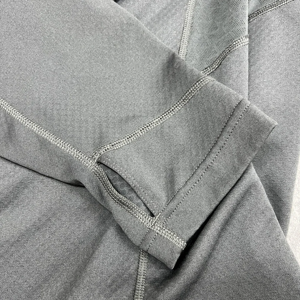 The North Face Pullover Mens XL Gray FlashDry 1/4 Zip Long Sleeve Running Hiking